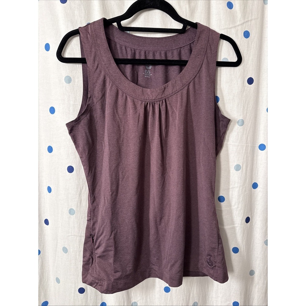 Isis Tank Top Women's Medium, Purple, Small Zip Side Pocket